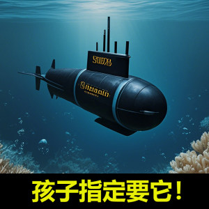 儿童遥控潜水艇小型核潜艇玩具电动迷你充电玩具船鱼缸船模型防水