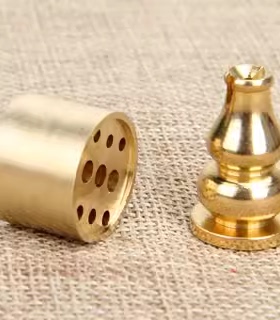 铜九孔香插高1厘米中式