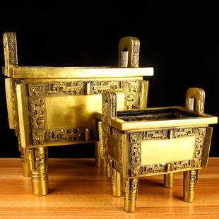 铜司母戊鼎摆件 铜鼎盛千秋摆件 铜盛鼎摆件