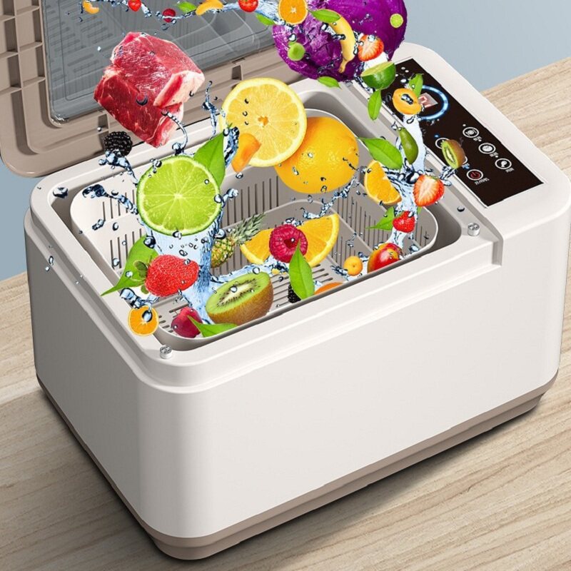 果蔬清洗机家用去除农残留智能除菌净化器自动洗菜消毒机厂家直销