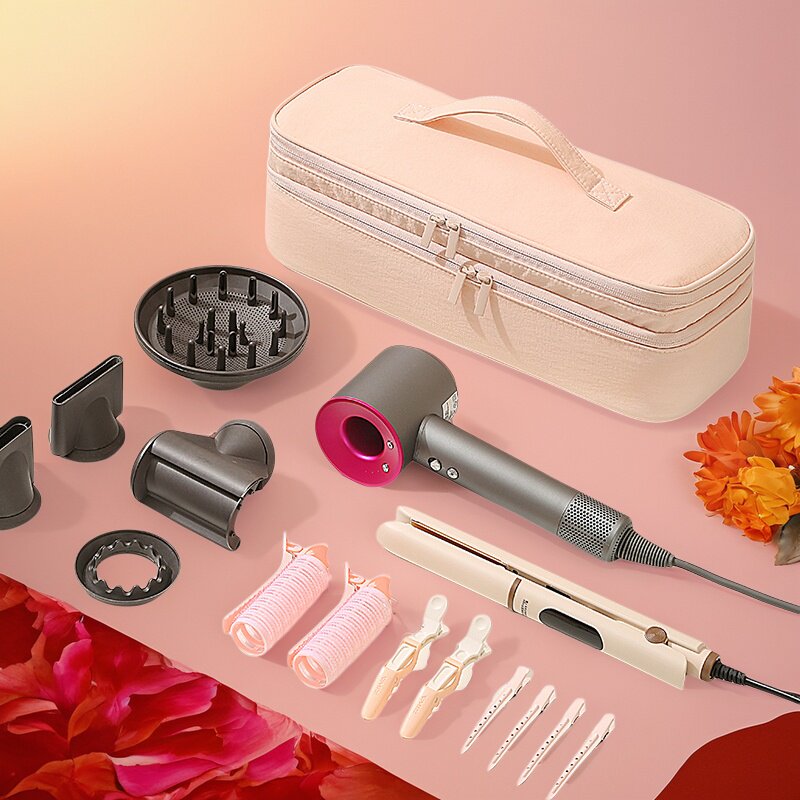 便携吹风机收纳包旅行大容量多功能美发器整理袋收纳袋化妆品包