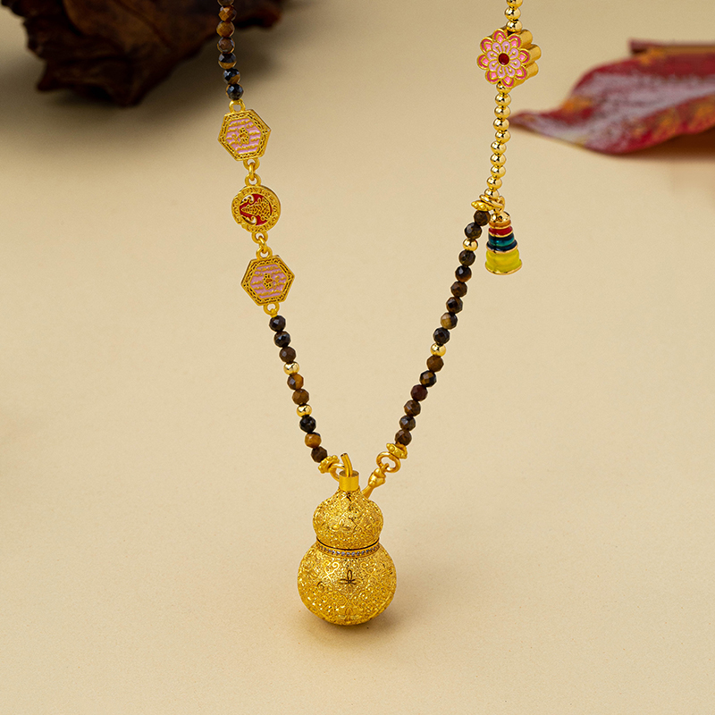 【大潘专享】虎眼葫芦项链9460