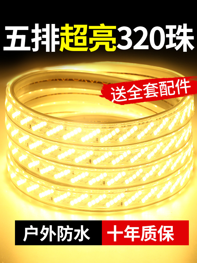 金光Led灯带220V工程照明景观照明屋檐外墙户外防水户外装饰