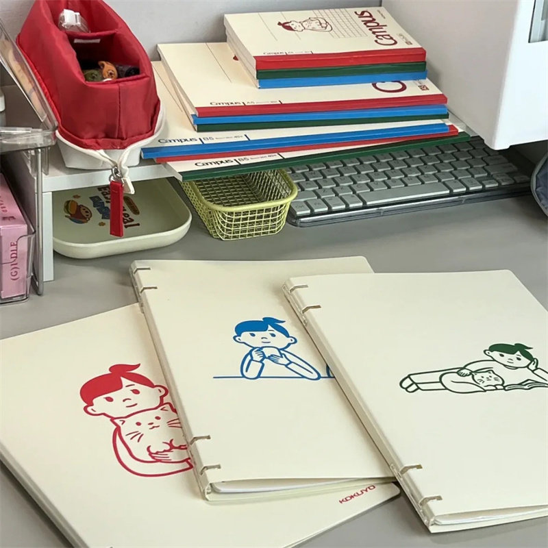 日本kokuyo国誉活页本Noritake联名第三弹轻薄四孔活页夹轻薄不硌手便携随身记事本笔记本