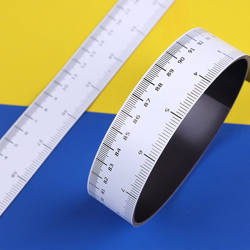 可吸附長條磁力裝飾框教學刻度尺