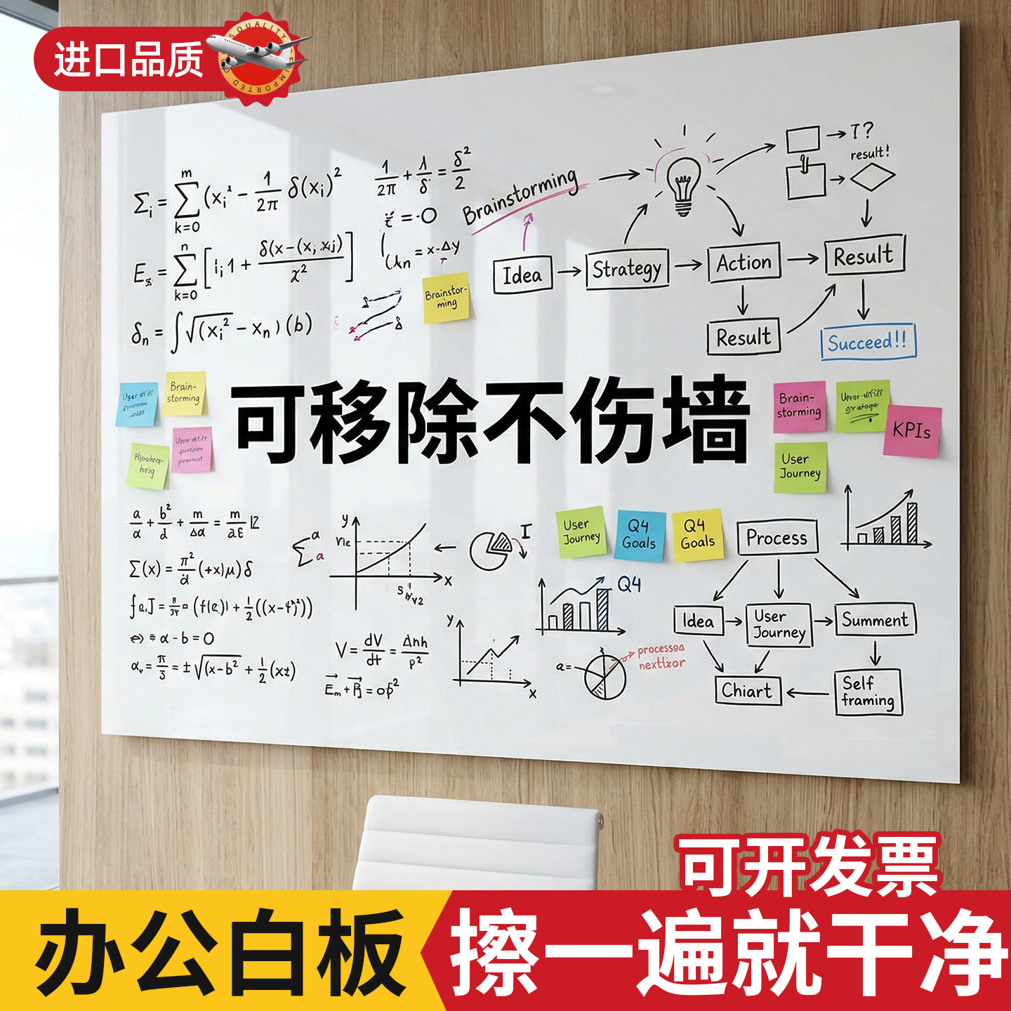 【办公白板写字板】白板墙贴