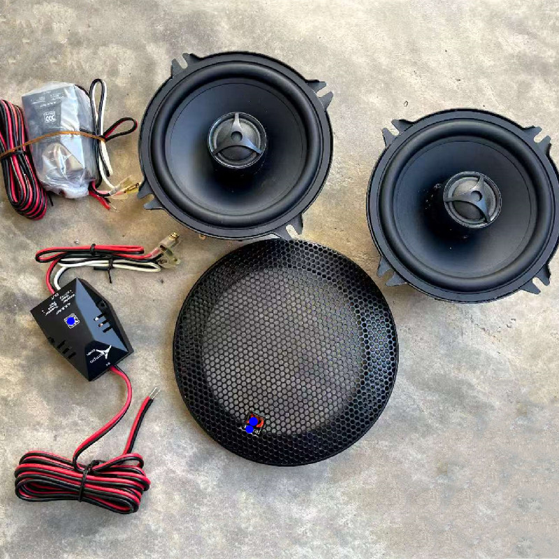 摩雷5寸5.25寸两分频同轴套装车载进口发烧重低音拆车高音头喇叭