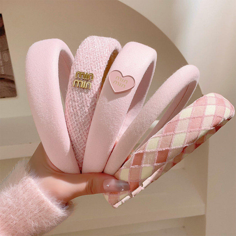 粉色发箍女款头箍洗脸发箍女2026新款头饰高级感洋气时尚发饰,饰品/流行首饰/时尚饰品新,发饰,淘宝优惠券,粉丝福利购,淘宝优惠卷