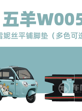 新款【五羊W005脚垫】WY1000DZK-21专用电动三轮车雪妮丝圈脚踏垫