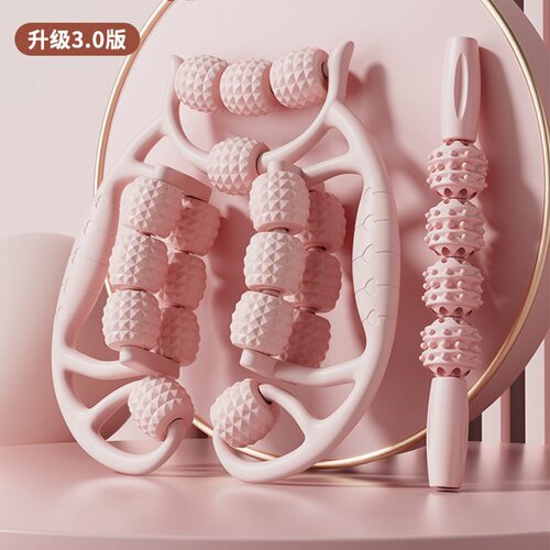 腿部按摩器夹腿滚轮滚轴美腿