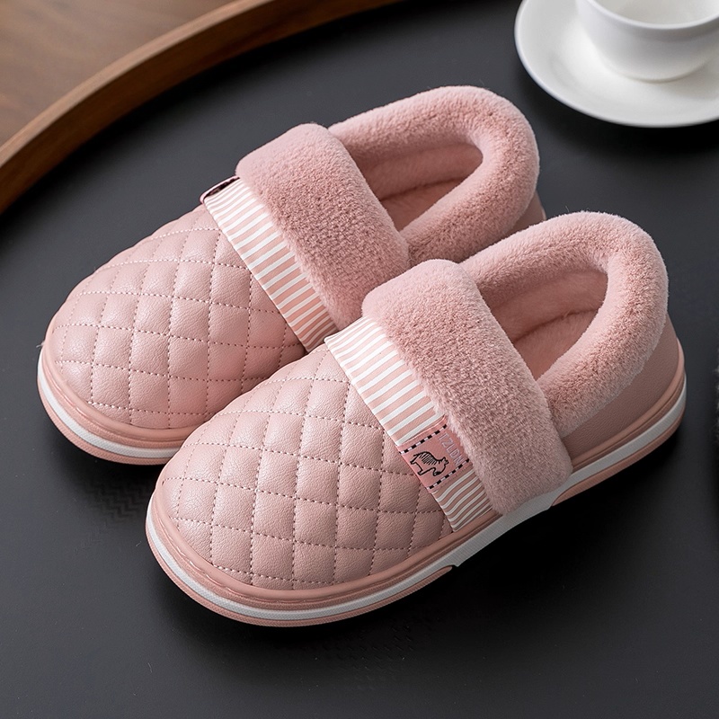防水棉拖鞋女冬季包跟2025新款