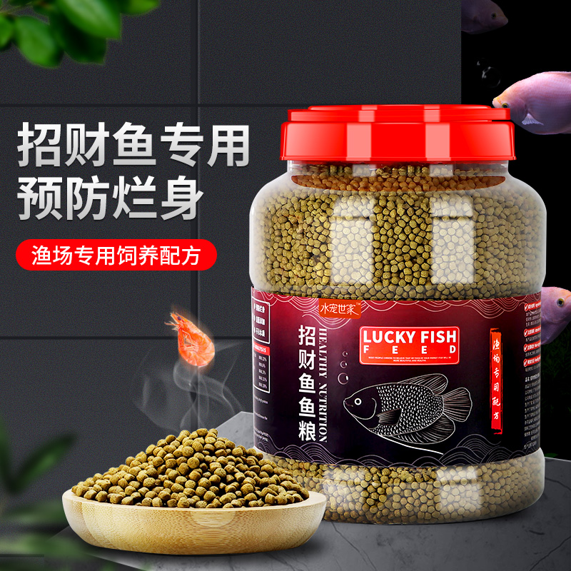 招财鱼粮防烂身中大型战船鱼饲料
