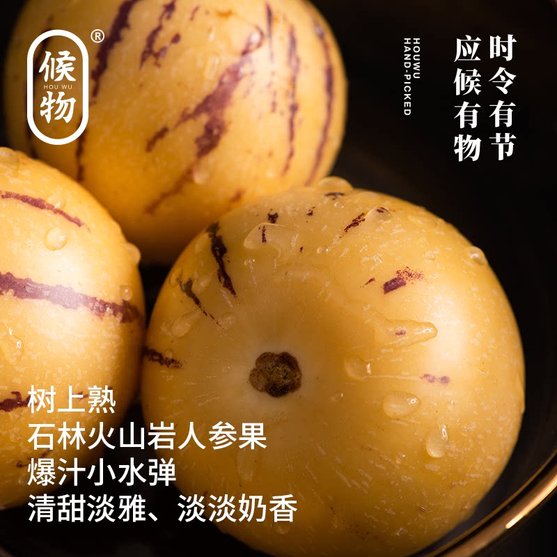 候物 云南石林树上熟人参果 4斤黄肉果大果多汁果味浓郁奶香清甜