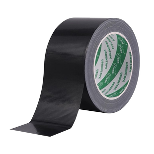 优必胜黑色布基胶带单面彩色强力高粘地板宽胶带防水无痕大力胶布婚庆地毯胶布diy装饰白银黄蓝绿黑地板专用