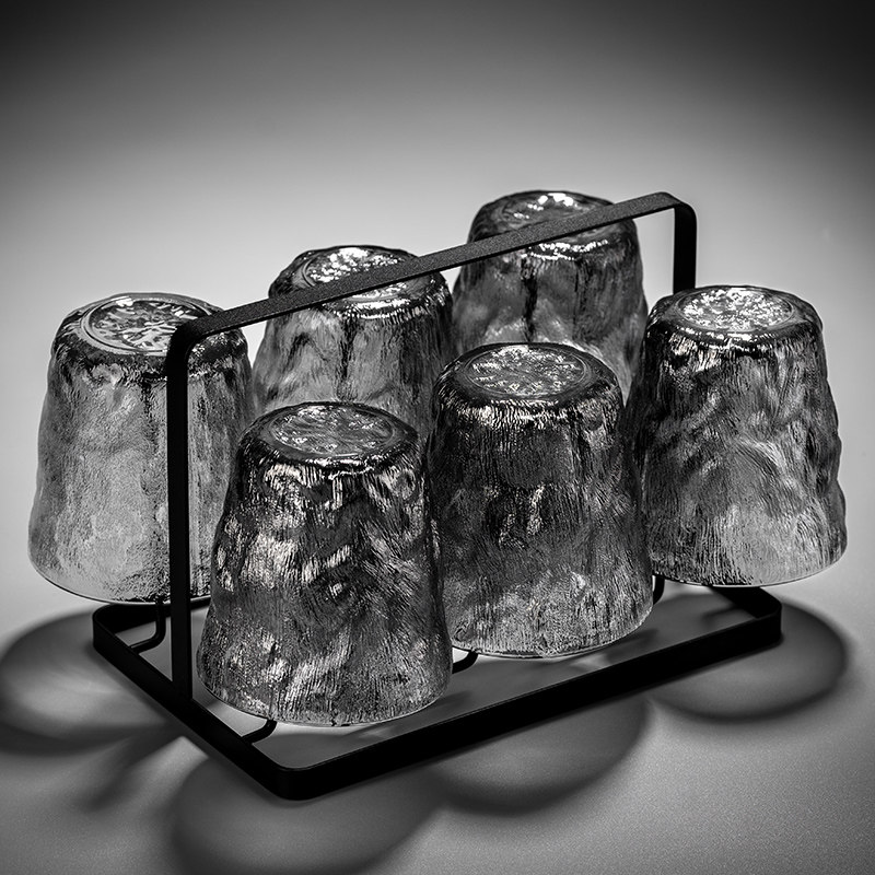 轻奢冰川玻璃水杯套装家用待客厅高级感茶具高颜值喝啤酒饮料杯子,餐饮具,玻璃杯,淘宝优惠券,粉丝福利购,淘宝优惠卷