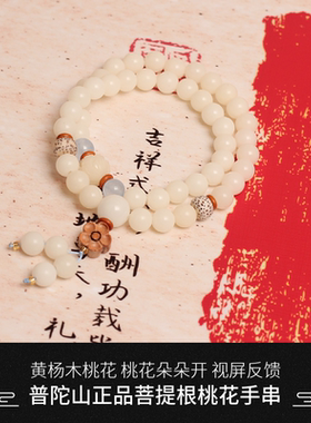 普陀山正品菩提根手串佛珠