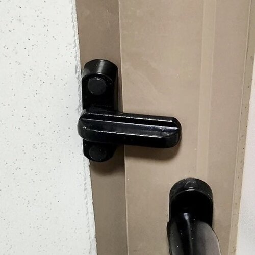 T型锁配件搭扣限位器扣搭外开内开门窗平开塑钢窗户防盗锁窗锁