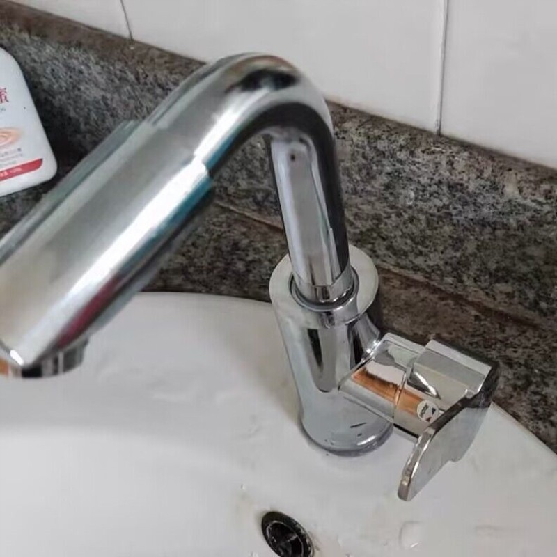 浴室万向菜盆家用洗脸盆单孔铜芯洗手盆冷热水龙头洗手池单把洗漱,家装主材,面盆龙头,淘宝优惠券,粉丝福利购,淘宝优惠卷