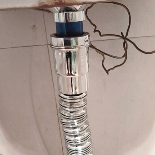 连接管小便器大全下水管小便斗通用S弯卫生间小便池带胶头排水管