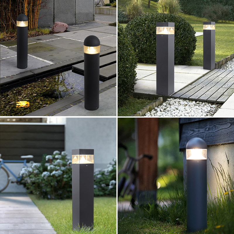 led庭院灯 草坪灯防水户外防水室外大门草地灯小区过道柱灯花园灯