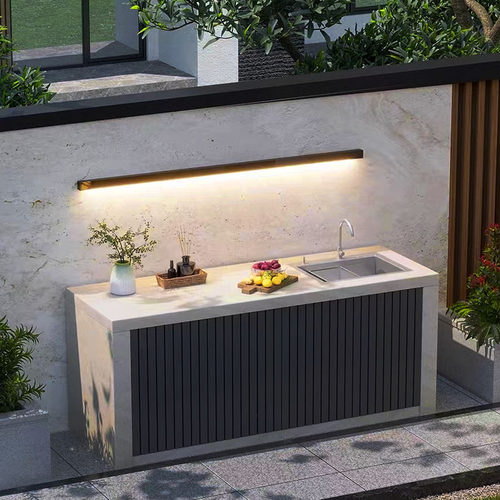 高碧格格景观庭院极简长条壁灯