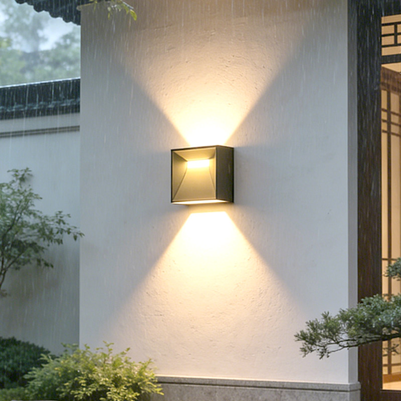 户外壁灯庭院防水别墅花园露台室外阳台氛围射灯室外过道灯洗墙灯
