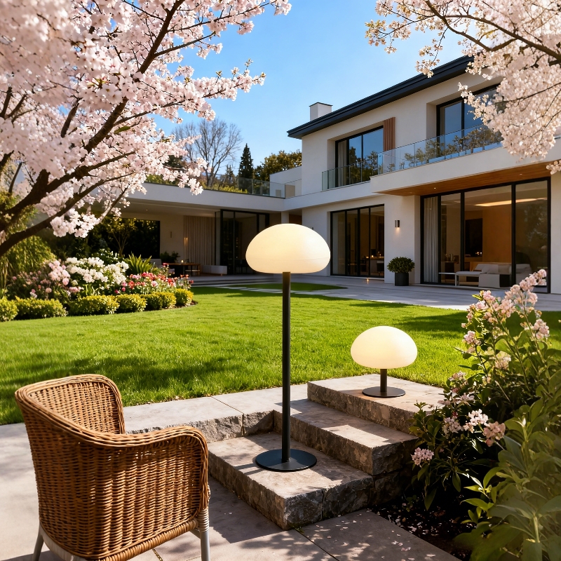 户外草坪灯防水庭院灯室外氛围露台别墅花园灯露营落地灯太阳能灯