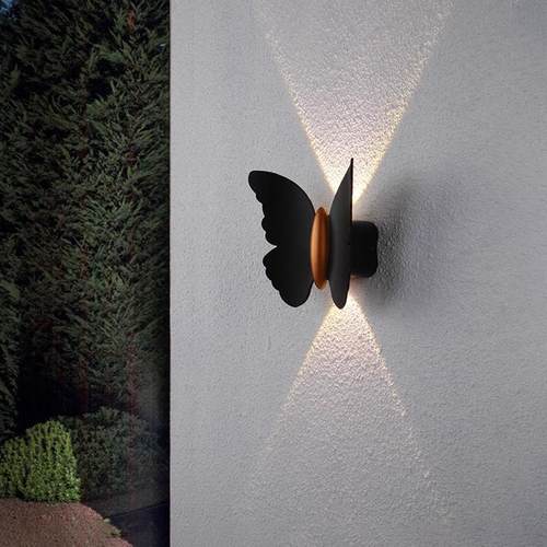 高碧格格户外壁灯蝴蝶洗墙灯