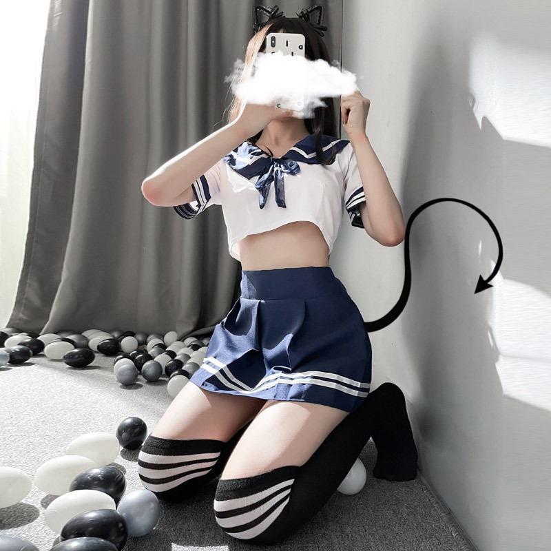 性感诱惑套装清纯学生装学生制服角色扮演情调水手服jk制服