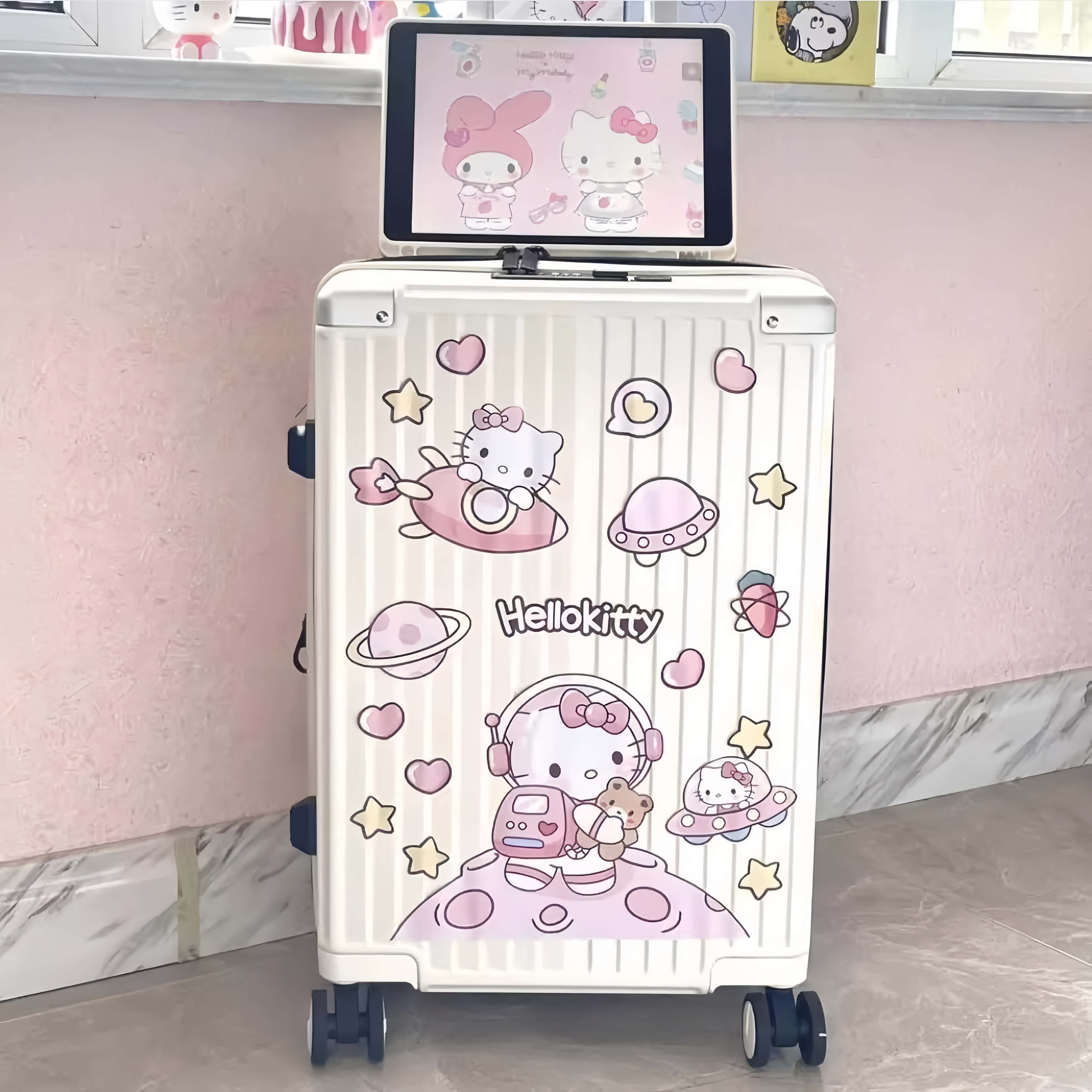 HelloKitty卡通车李箱贴纸防水