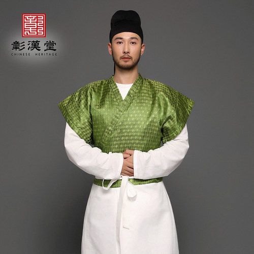 复原款唐制汉服半臂彰汉堂男装