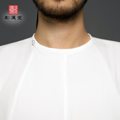 彰汉堂 复原大放量汉服 唐制圆领汗衫 中衣 纯棉内搭 春夏 男女