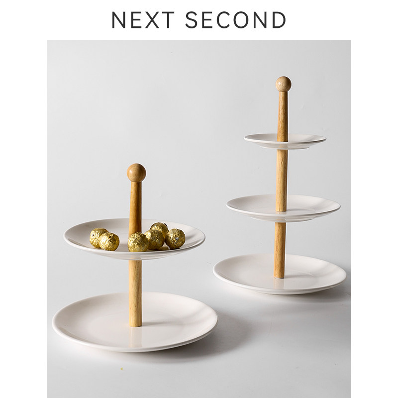 陶瓷糖果盘子前台家用客厅茶几多层盘零食盘茶歇下午茶水果盘供盘,家居饰品,果盘/果篓,淘宝优惠券,粉丝福利购,淘宝优惠卷