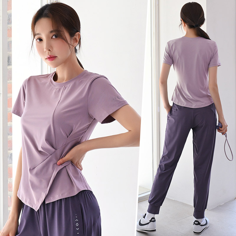 瑜伽服套装女2025新款高级感春夏季晨跑步运动专业健身服速干衣