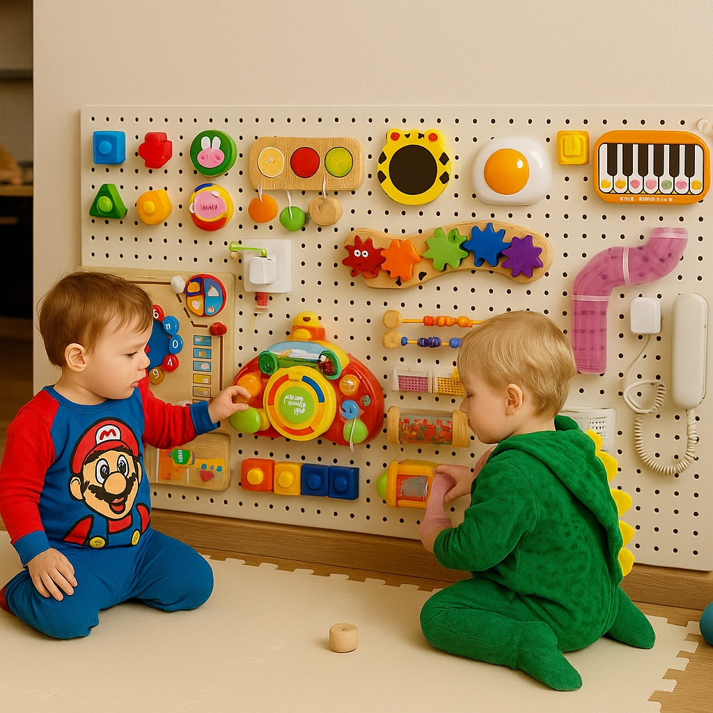 带娃好帮手DIY忙碌板硬控宝宝