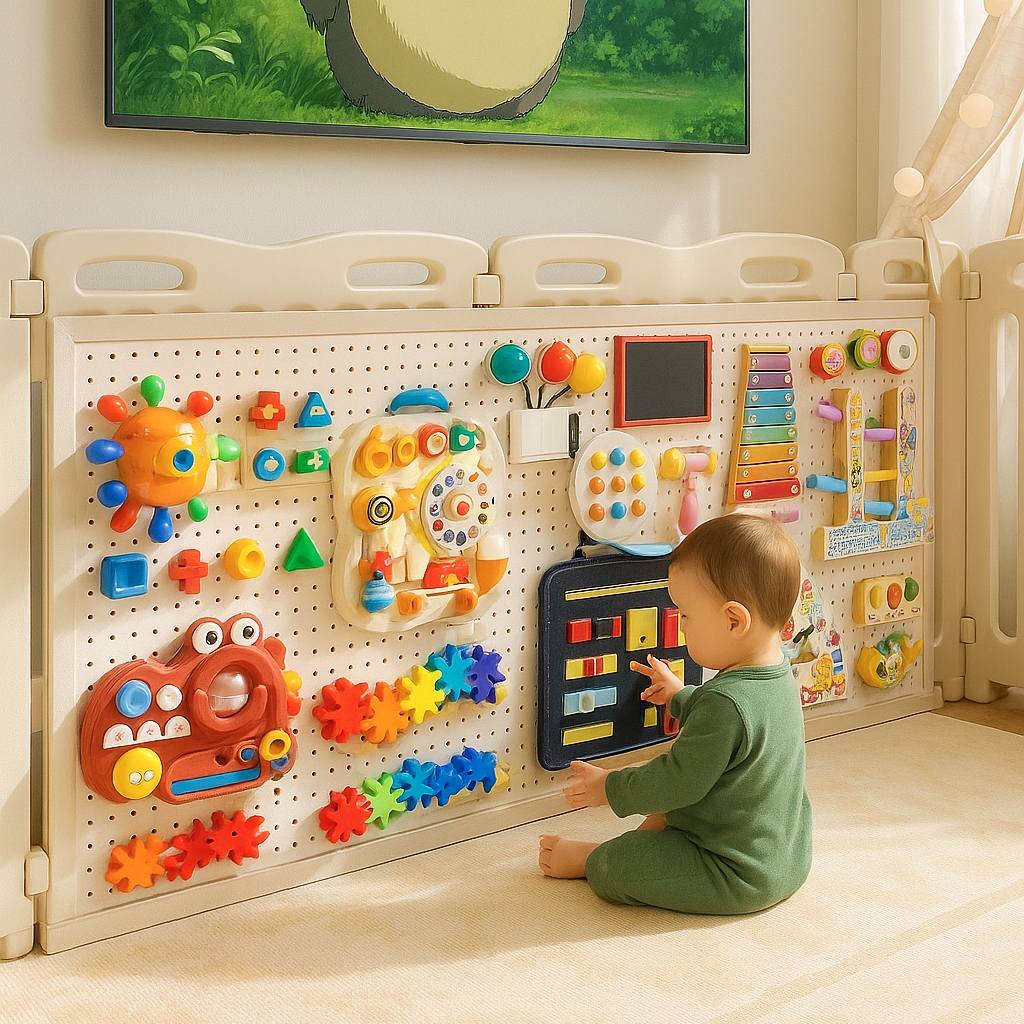 硬控宝宝神器~早教忙碌板洞洞板