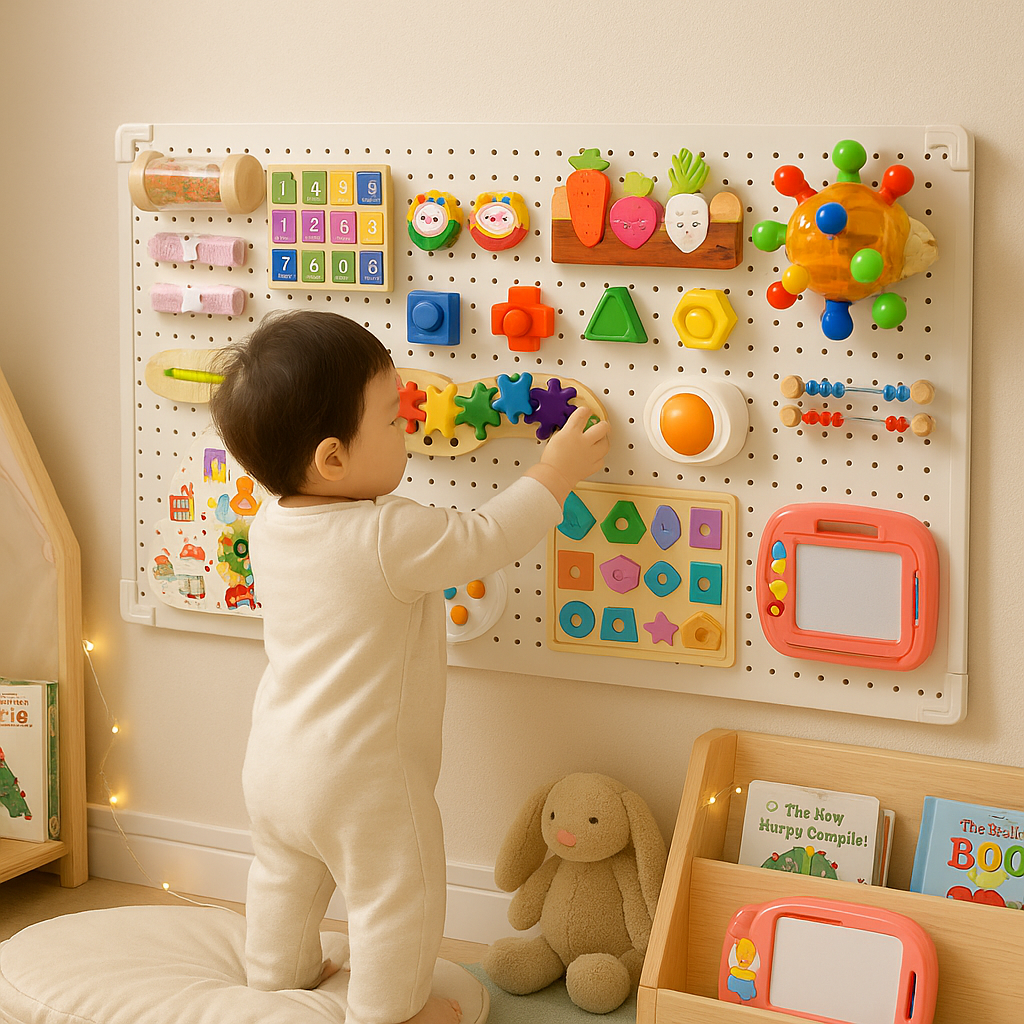 硬控宝宝神器~早教忙碌板洞洞板