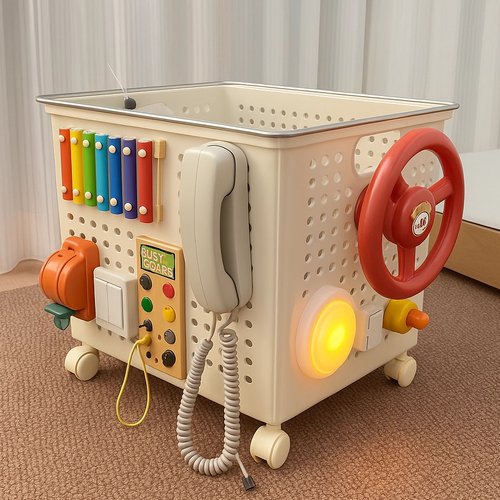 忙碌板围栏洞洞板玩具墙