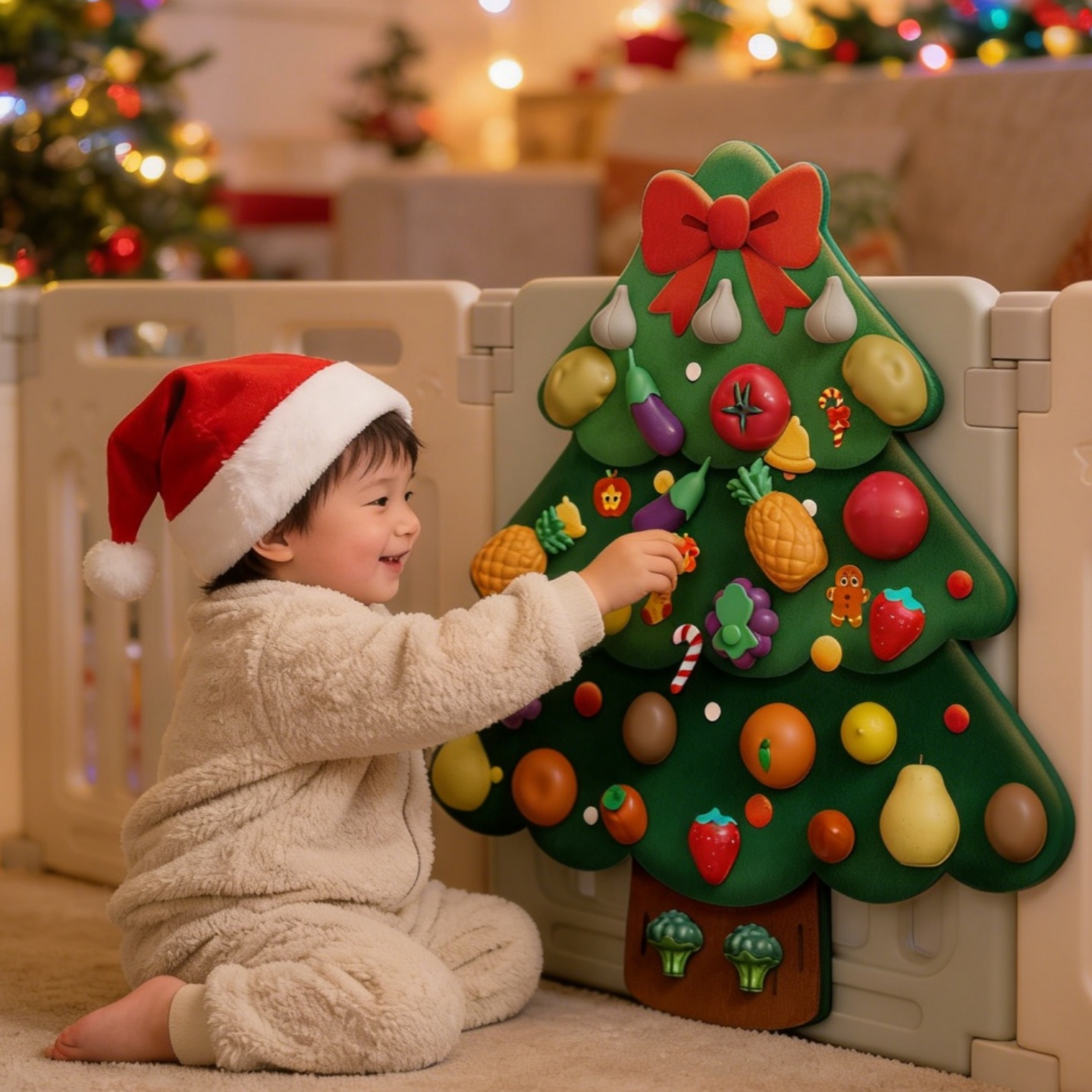 水果切切乐毛毡板蒙氏早教