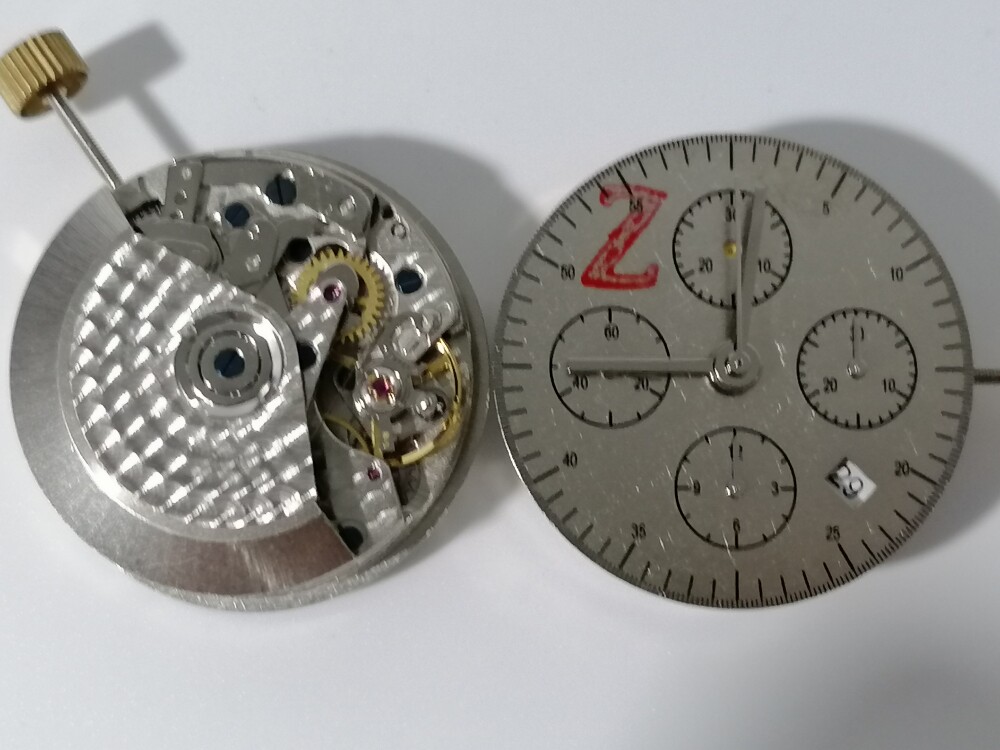 手表机芯 丹东7750机芯 369小秒 四点位日历 全新机芯