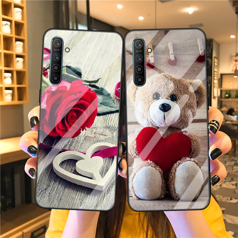 OPPO K5钢化玻璃手机壳全包边oppo防摔k5软边PCHM30清新可爱oppo Realme X2保护套RMX1991定制Realme XT女款|ruв категории Цифровые аксессуары, аксессуары для мобильных телефонов, телефон защитный кожух/оболочка - от Buy2taobao.com для оказания профессиональной услуги покупки агента Taobao