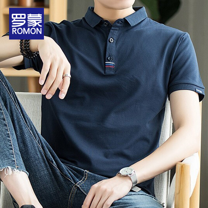 罗蒙夏季男士短袖Polo衫2024新款图片