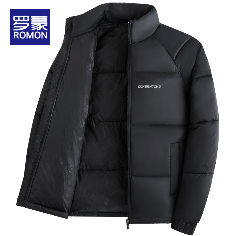罗蒙男士短款棉服外套男冬季新款