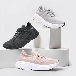 男女轻便耐磨减震透气夜视飞织网面鞋 良计FINE PLAN联名款