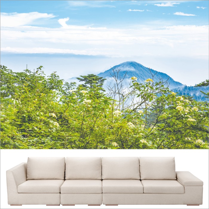 靠山图招财办公室海报装饰画