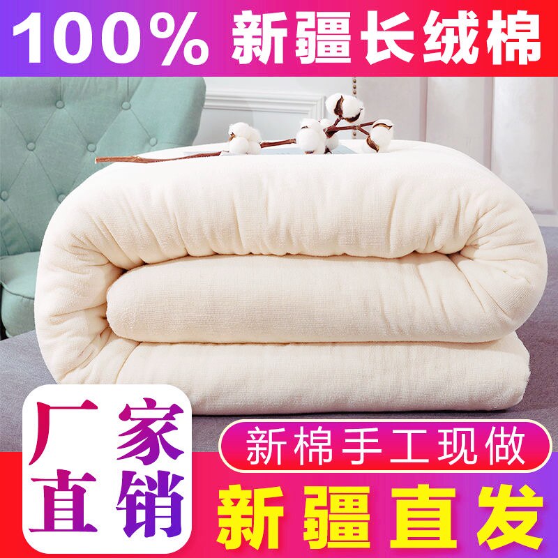 新疆长绒棉加厚保暖春秋冬被芯