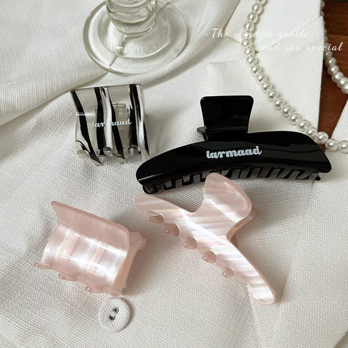 甜酷风高级质感黑色系夹高档显