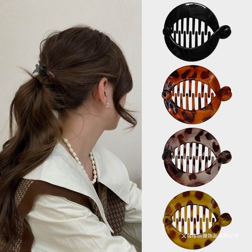 香蕉夹小号发量少竖夹低马尾发夹