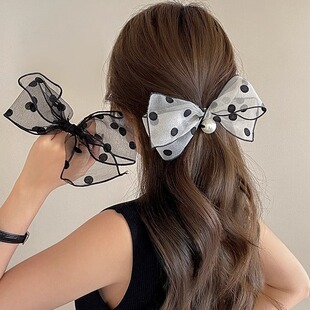 韩系珠珠结头绳发圈网红2024新款 小香风头饰发绳皮筋女扎头夏