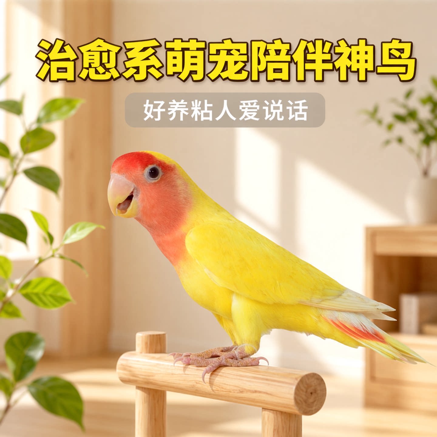 手养牡丹鹦鹉活体会说话宠物鸟